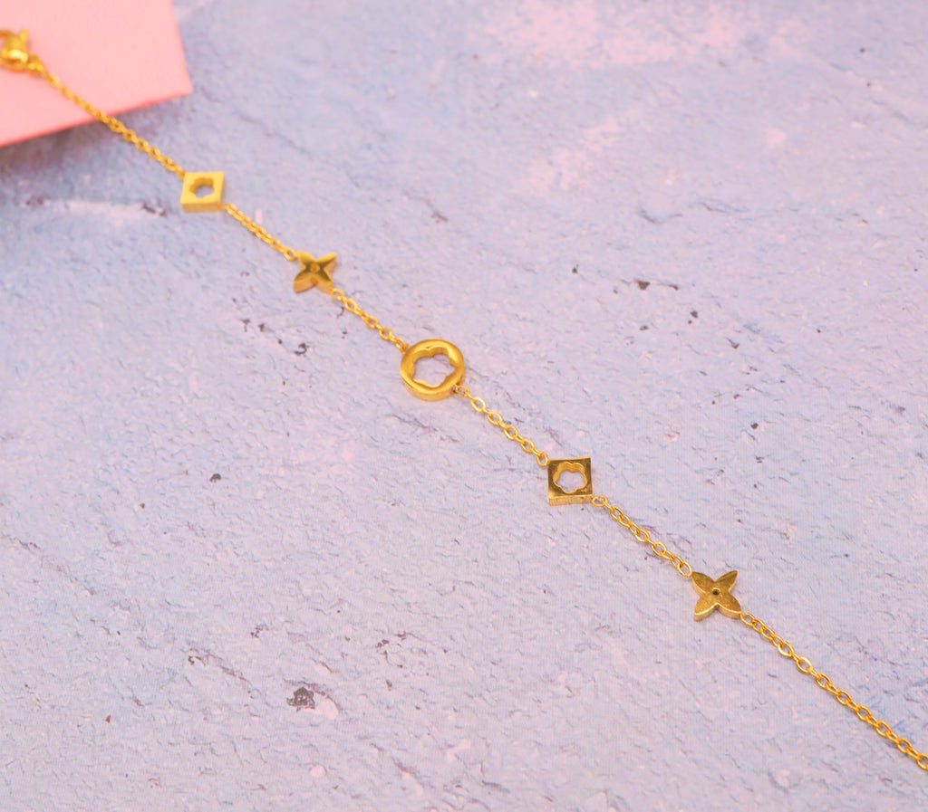 Bracelet formes géométriques – Acier inoxydable