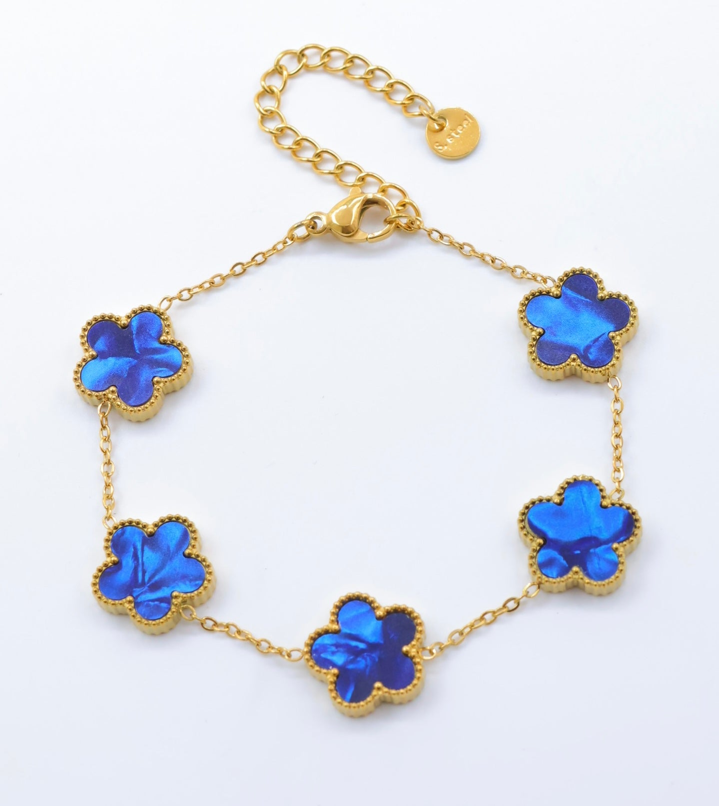 Bracelet Tréfles réversible au choix de couleur multiples