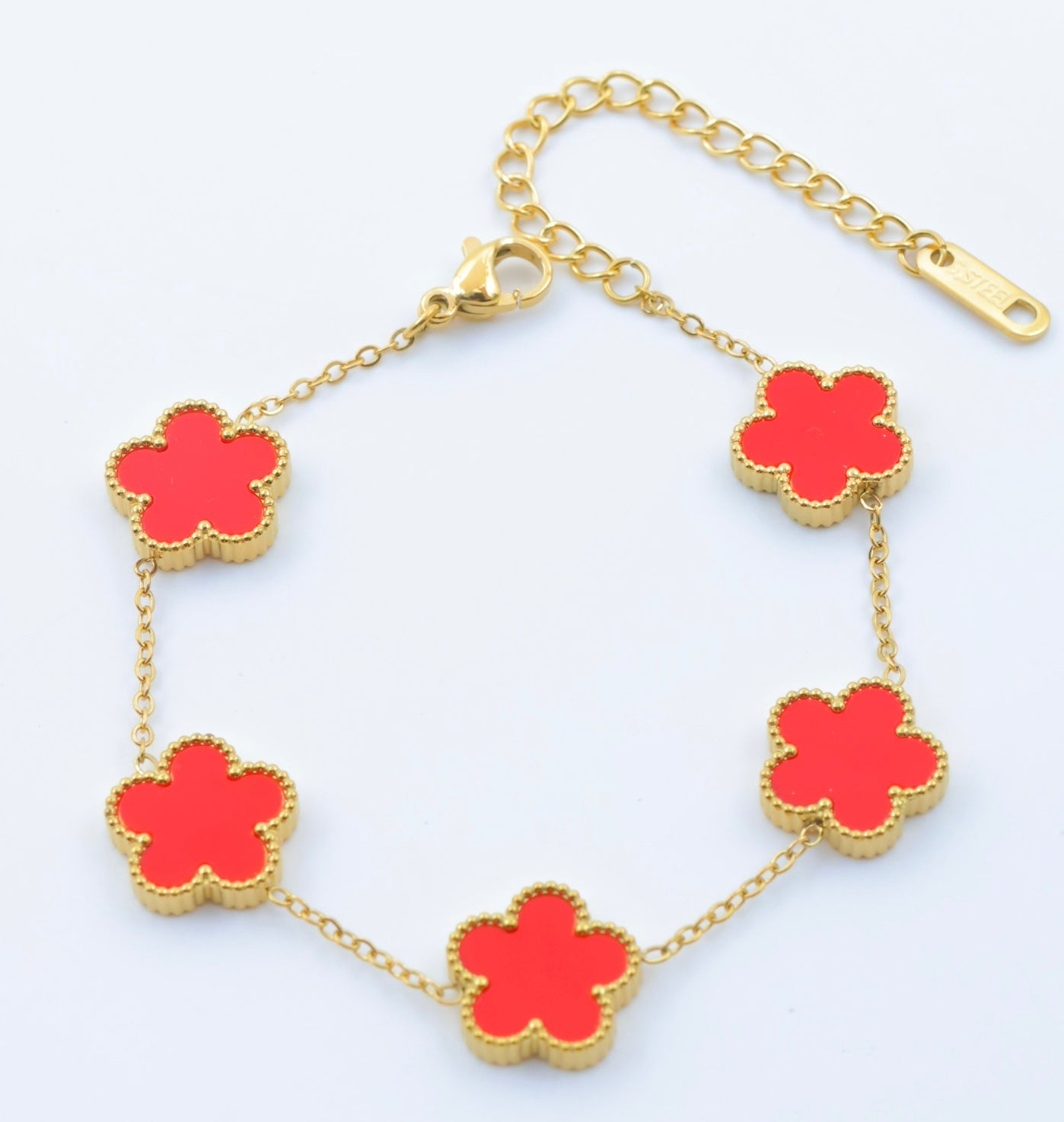 Bracelet Tréfles réversible au choix de couleur multiples