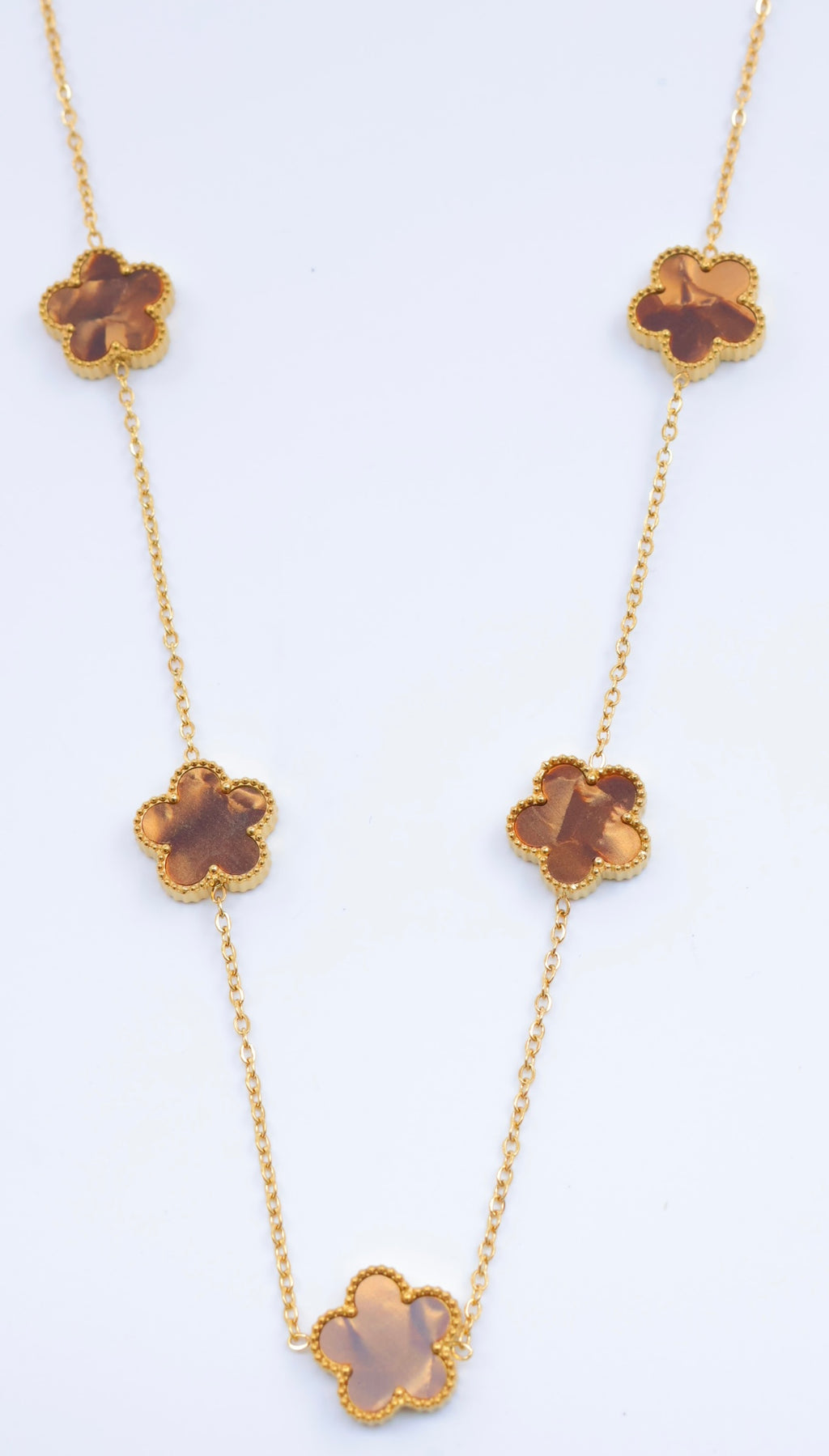 Collier trefles réversible acier inoxydable ajustable