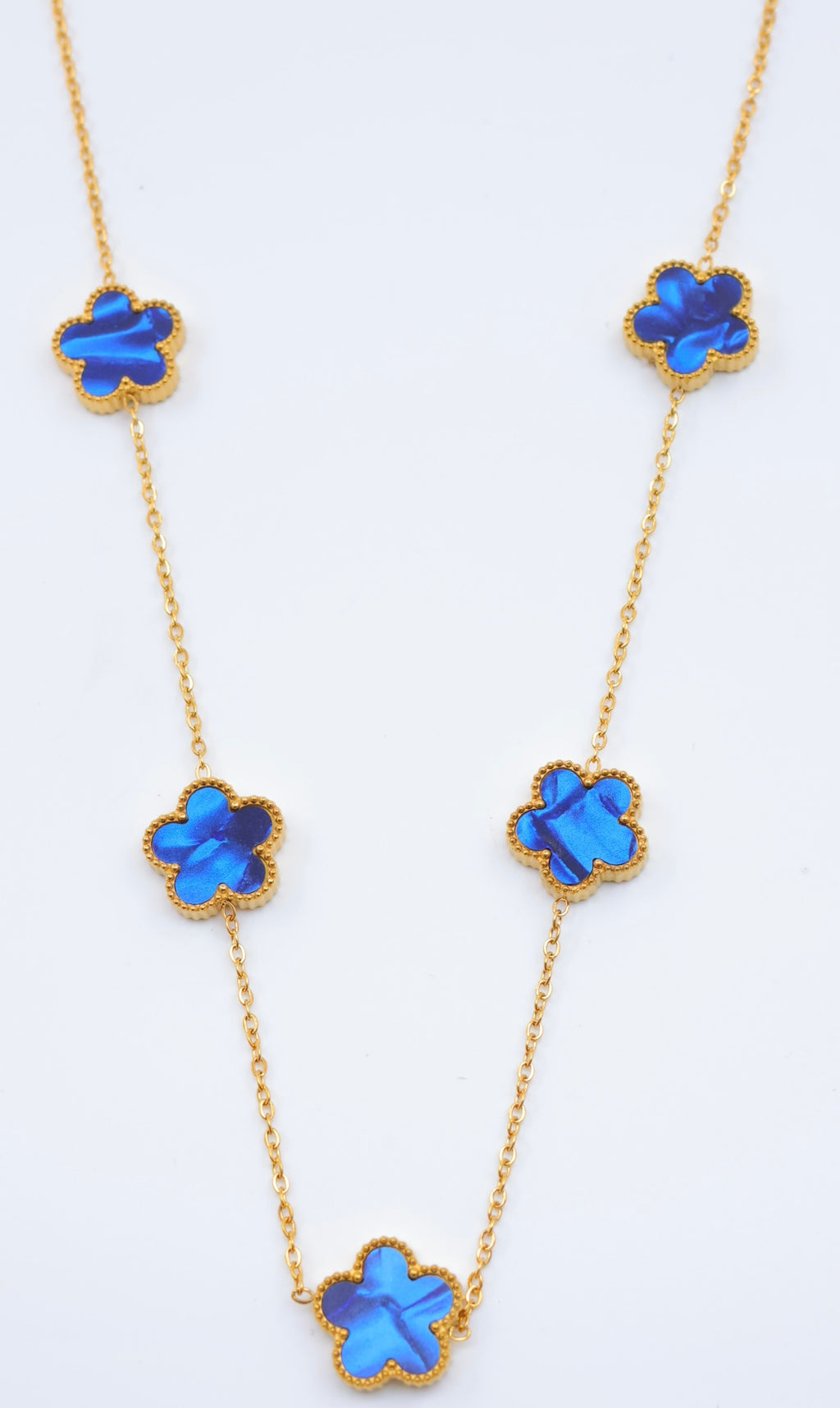 Collier trefles réversible acier inoxydable ajustable