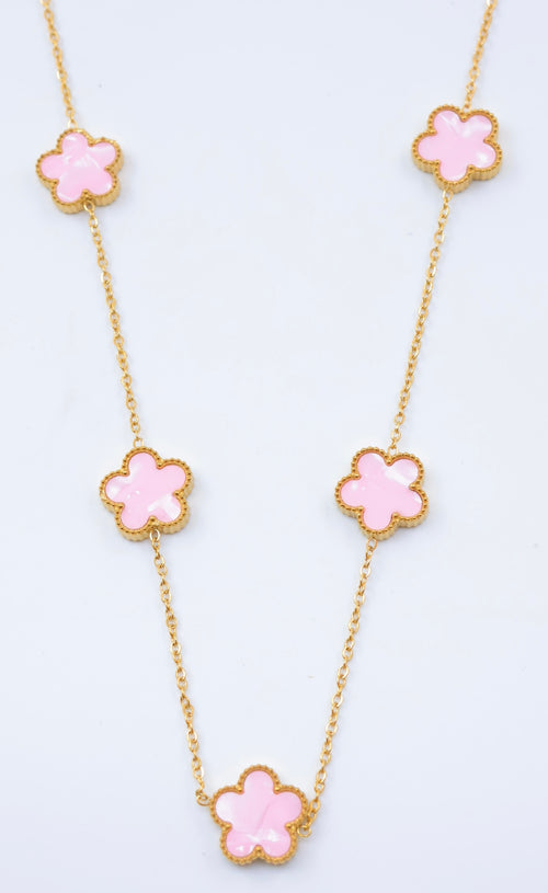 Collier trefles réversible acier inoxydable ajustable