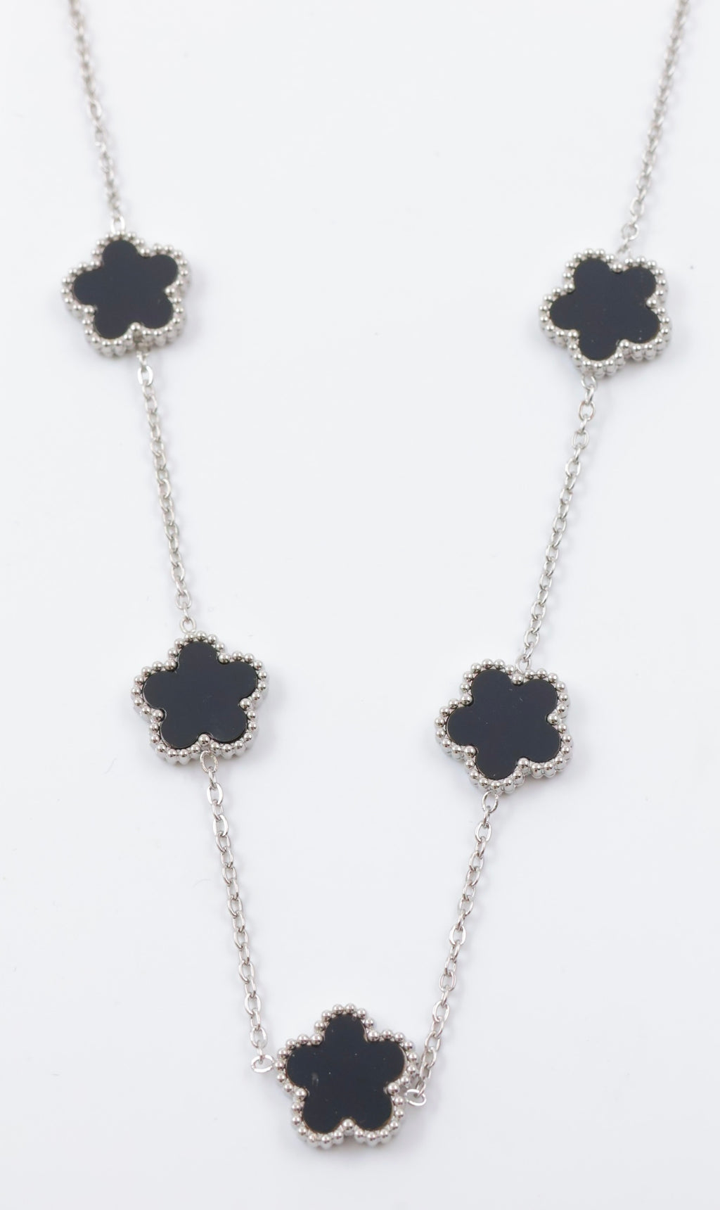 Collier trefles réversible acier inoxydable ajustable