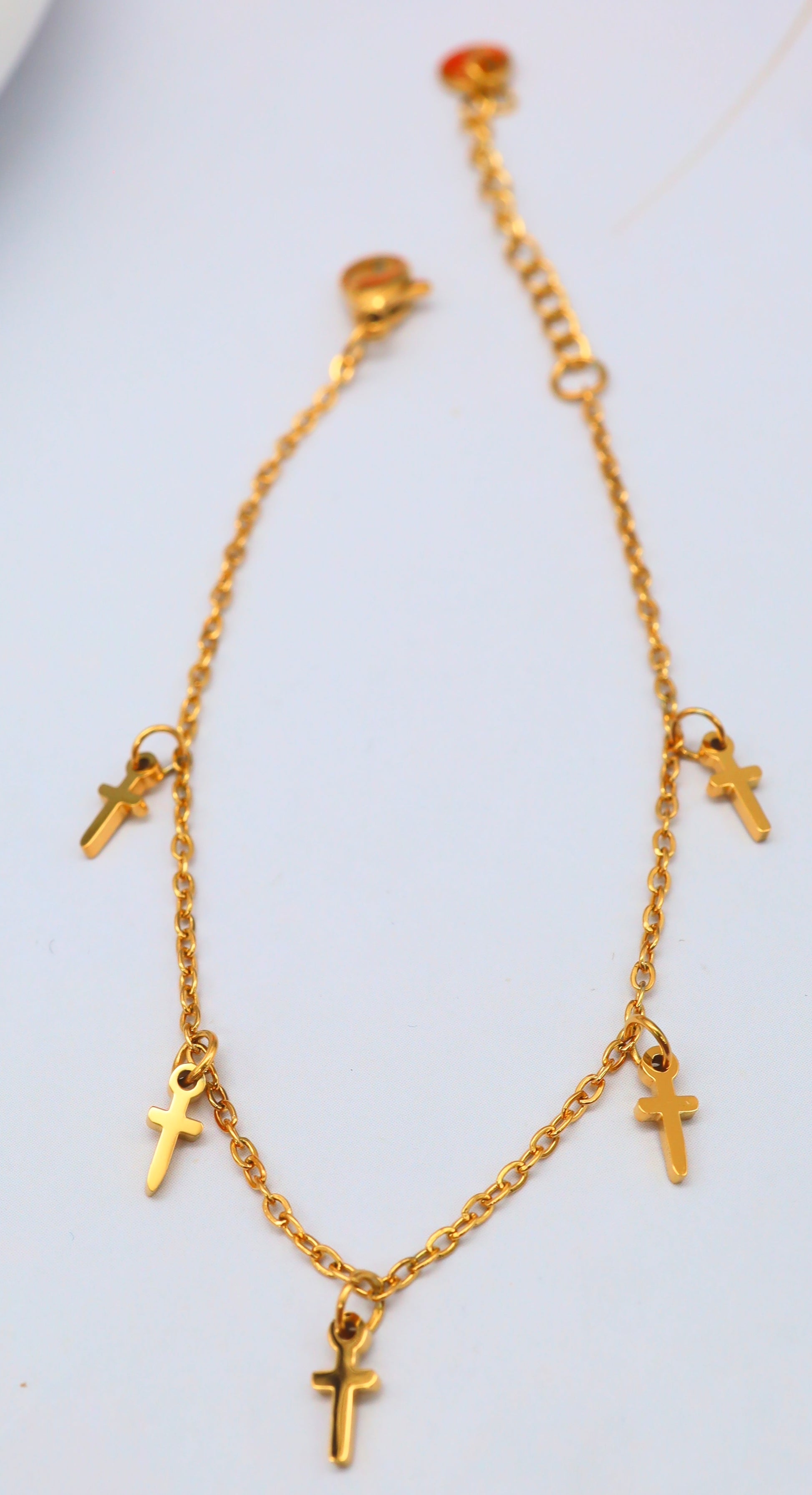 Bracelet breloque croix – Acier inoxydable