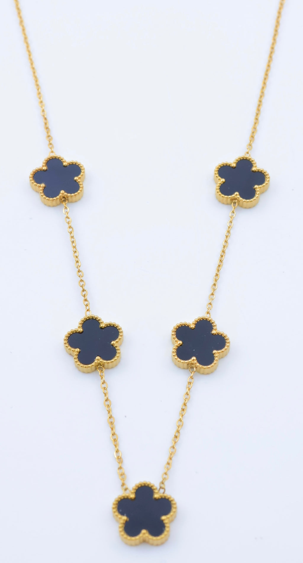 Collier trefles réversible acier inoxydable ajustable