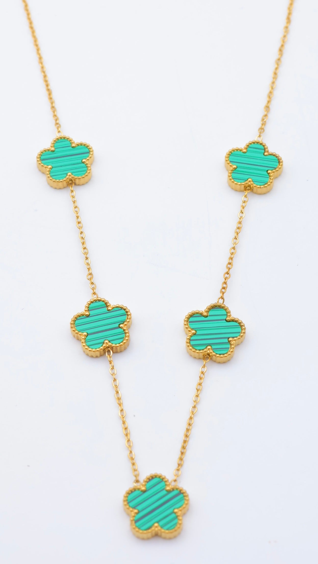 Collier trefles réversible acier inoxydable ajustable