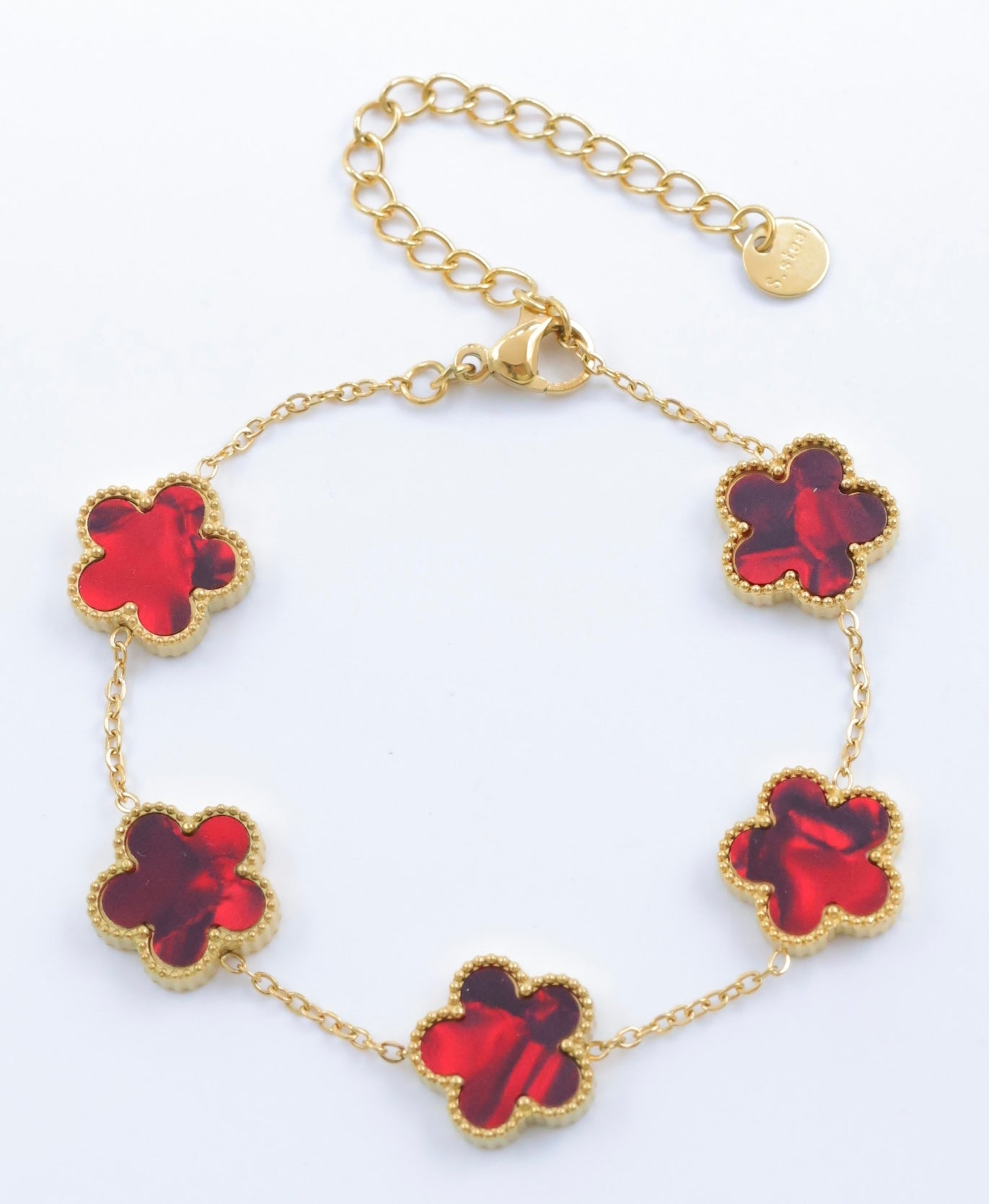 Bracelet Tréfles réversible au choix de couleur multiples