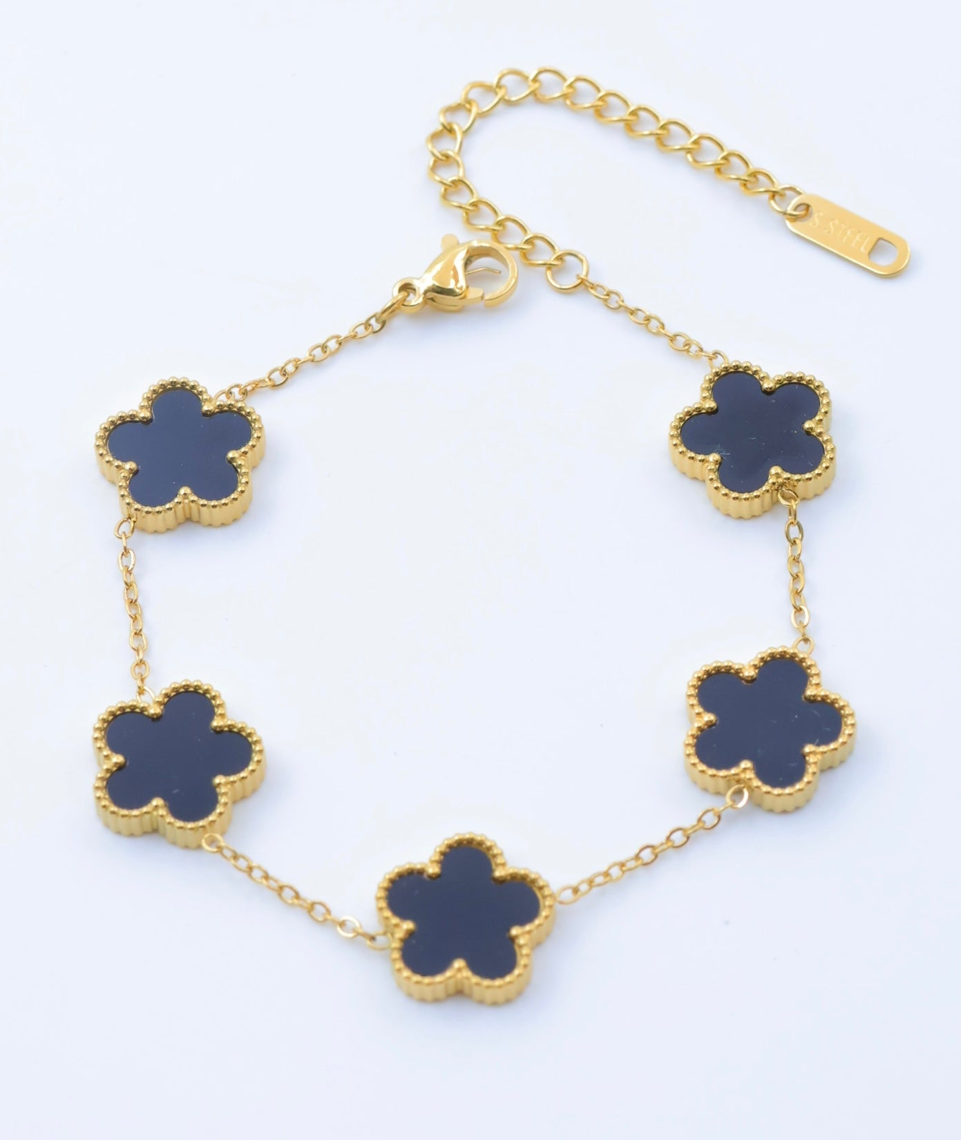 Bracelet Tréfles réversible au choix de couleur multiples