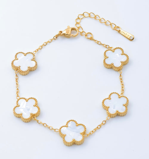 Bracelet Tréfles réversible au choix de couleur multiples