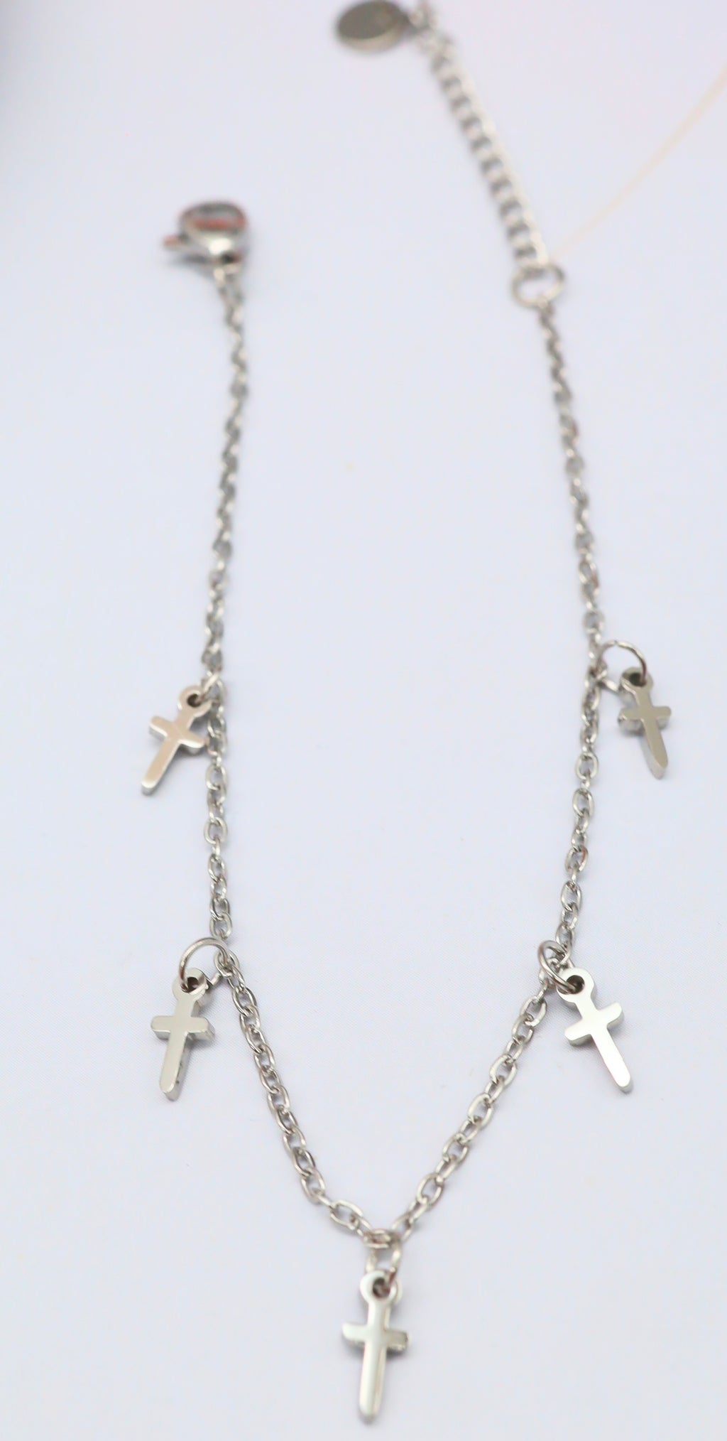 Bracelet breloque croix – Acier inoxydable