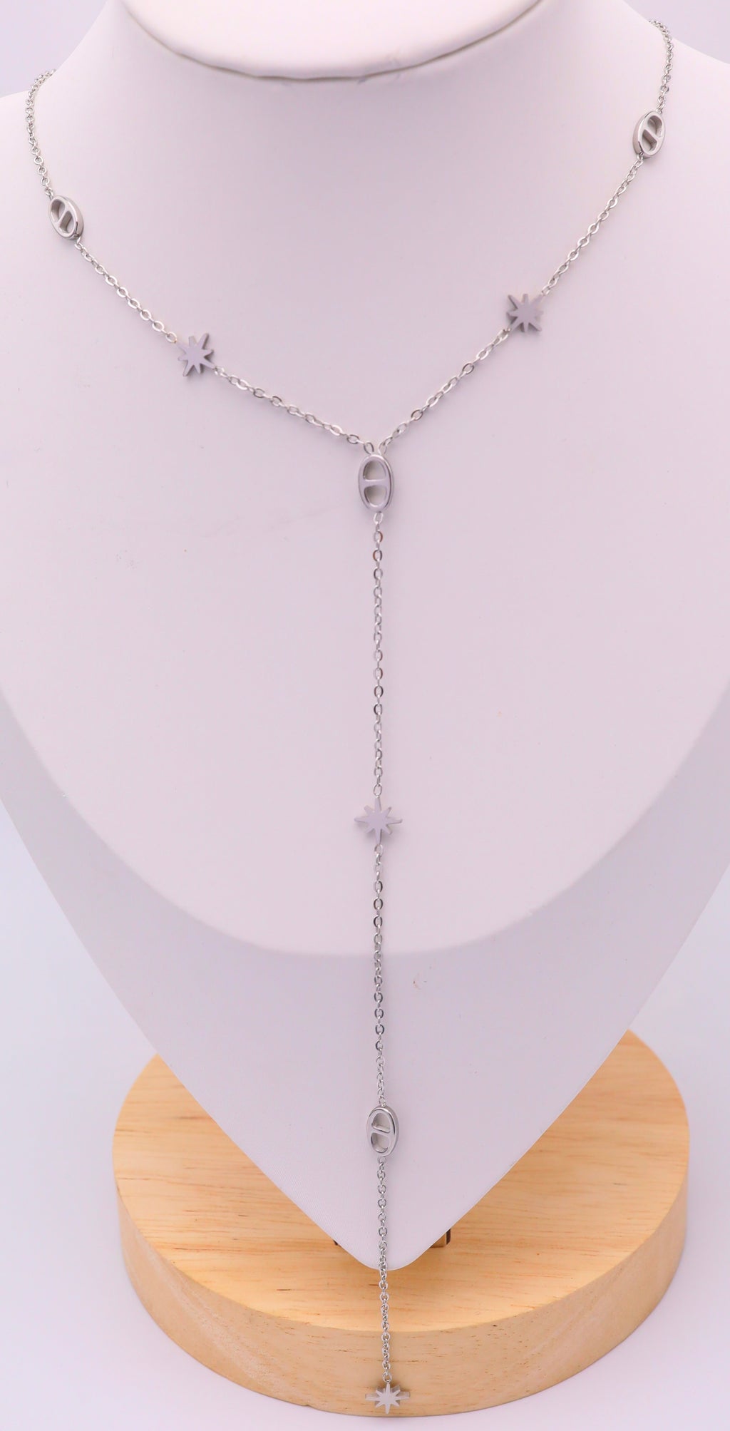 Collier Y avec étoile et d